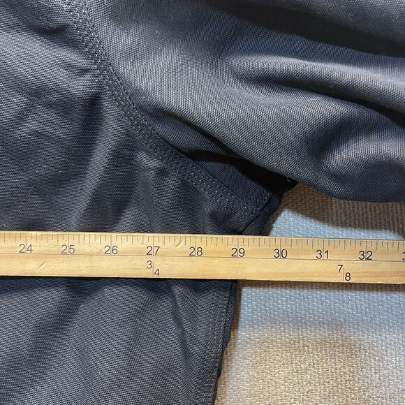 Vintage Carhartt Jacket Men's XXL Tall Canvas Duck Hooded Work Lined J131 BLK - Picture 3 of 11